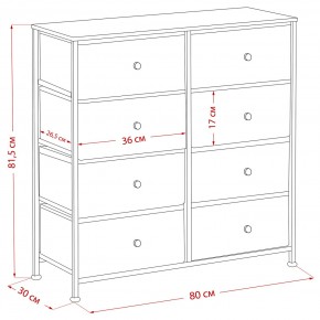 Комод Leset Линкс 8 ящиков (МДФ) в Нефтекамске - neftekamsk.mebel24.online | фото 12