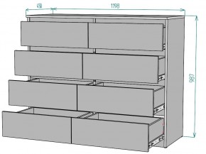 Комод Мальта K133 в Нефтекамске - neftekamsk.mebel24.online | фото 2