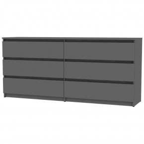Комод Malta light K144 (Графит) в Нефтекамске - neftekamsk.mebel24.online | фото