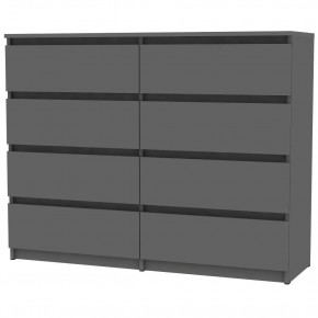 Комод Malta light K146 (Графит) в Нефтекамске - neftekamsk.mebel24.online | фото