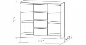 НИЦЦА-6 Комод (НЦ.06) в Нефтекамске - neftekamsk.mebel24.online | фото 2