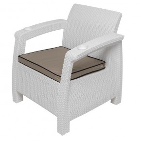 Комплект на балкон Yalta Balcony Set (Ялта) белый в Нефтекамске - neftekamsk.mebel24.online | фото 6