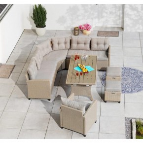Комплект плетеной мебели AFM-373B Beige в Нефтекамске - neftekamsk.mebel24.online | фото 2