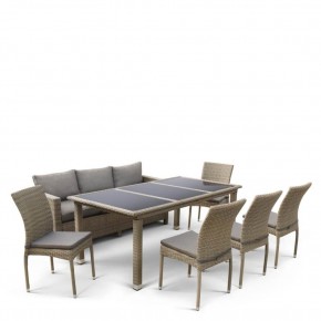 Комплект плетеной мебели T365/S65/Y380B-W65 Light Brown (8+1) в Нефтекамске - neftekamsk.mebel24.online | фото 3
