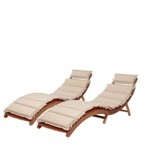 Комплект шезлонги и столик AFM-803A-T133 Beige (2+1) в Нефтекамске - neftekamsk.mebel24.online | фото 2
