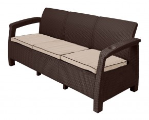 Комплект уличной мебели Yalta Terrace Triple Set (Ялта) шоколадный в Нефтекамске - neftekamsk.mebel24.online | фото 2