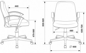 Кресло компьютерное CH-808-LOW/#B в Нефтекамске - neftekamsk.mebel24.online | фото 3