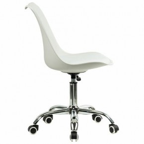 Кресло стул BRABIX "Eames MG-310 CH", хром, пластик белый, экокожа белая, 532923 в Нефтекамске - neftekamsk.mebel24.online | фото 3