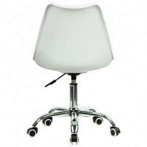 Кресло стул BRABIX "Eames MG-310 CH", хром, пластик белый, ткань серая, 532924 в Нефтекамске - neftekamsk.mebel24.online | фото 4