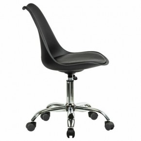 Кресло стул BRABIX "Eames MG-310 CH", хром, пластик черный, экокожа черная, 532925 в Нефтекамске - neftekamsk.mebel24.online | фото 3