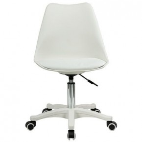 Кресло стул BRABIX "Eames MG-310 PL", пластик белый, экокожа белая, 532926 в Нефтекамске - neftekamsk.mebel24.online | фото 1