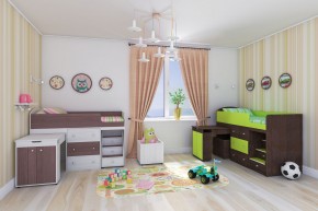 Кровать-чердак Малыш (большой) 800*1800 в Нефтекамске - neftekamsk.mebel24.online | фото 37