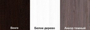 Кровать-чердак Пионер 1 (800*1900) Ирис/Белое дерево, Анкор темный, Венге в Нефтекамске - neftekamsk.mebel24.online | фото 2