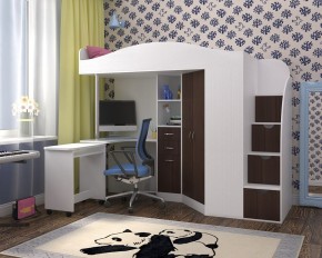 Кровать-чердак Юниор 4 (800*1900) в Нефтекамске - neftekamsk.mebel24.online | фото 2