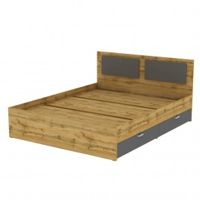 Кровать Ольга L43 (1800) 2 ящика (ДВ-Графит) в Нефтекамске - neftekamsk.mebel24.online | фото