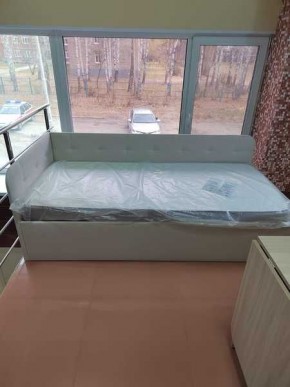 Кровать Зарина угловая Newtone light beige угол левый в Нефтекамске - neftekamsk.mebel24.online | фото 3
