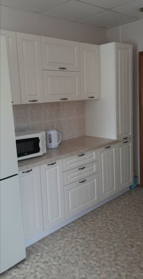 Кухня модульная Луксор серый-кремовый в Нефтекамске - neftekamsk.mebel24.online | фото 1