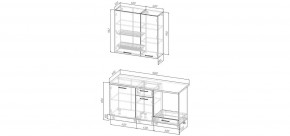 Кухонный гарнитур Антик 1600 h950 (Стол. 26мм) в Нефтекамске - neftekamsk.mebel24.online | фото 2