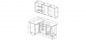 Кухонный гарнитур Белый Глянец 1000*1800 (Стол. 26мм) в Нефтекамске - neftekamsk.mebel24.online | фото 2