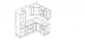 Кухонный гарнитур Белый Глянец 2400*1600 (Стол. 26мм) в Нефтекамске - neftekamsk.mebel24.online | фото 2