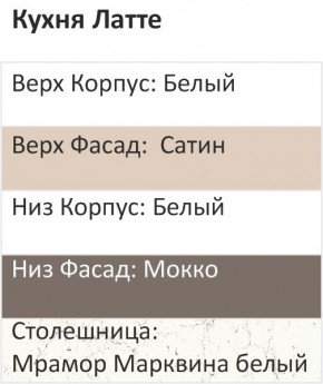 Кухонный гарнитур Латте 2800 (Стол. 38мм) в Нефтекамске - neftekamsk.mebel24.online | фото 3