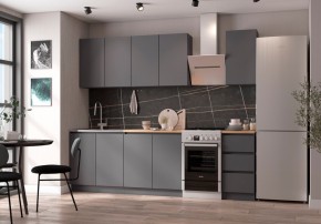 Кухня "МОРИ" 2.0 м (графит/дуб вотан) в Нефтекамске - neftekamsk.mebel24.online | фото 3