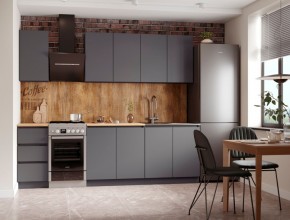 Кухня "МОРИ" 2.0 м (графит/дуб вотан) в Нефтекамске - neftekamsk.mebel24.online | фото 4