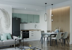 Кухонный гарнитур Муссон 2550 (Стол. 38мм) в Нефтекамске - neftekamsk.mebel24.online | фото
