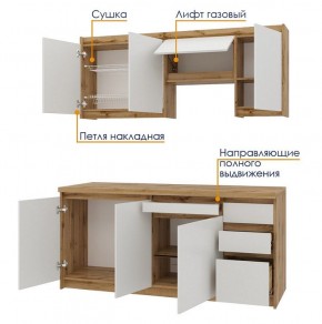 Кухонный гарнитур Ольвия-6 (1.8м) в Нефтекамске - neftekamsk.mebel24.online | фото 3