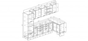 Кухонный гарнитур Старое Дерево 3200*1400 (Стол. 38мм) в Нефтекамске - neftekamsk.mebel24.online | фото 2