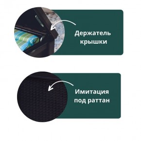 Квадратный сундук Cube Rattan 208 л в Нефтекамске - neftekamsk.mebel24.online | фото 8