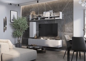 КВИНТА Гостиная 1600 (белый лофт) в Нефтекамске - neftekamsk.mebel24.online | фото 1