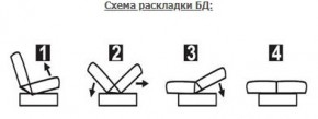 ЛАУРА ЛЮКС Диван Лаура Люкс БД+2подушки в Нефтекамске - neftekamsk.mebel24.online | фото 7