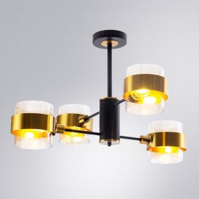 Люстра на штанге Arte Lamp Carlo A8205SP-4BK в Нефтекамске - neftekamsk.mebel24.online | фото 2