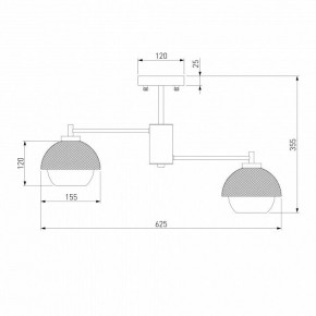 Люстра на штанге Eurosvet Nocciola 70106/6 черный в Нефтекамске - neftekamsk.mebel24.online | фото 5