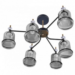 Люстра на штанге Imex MD.4890 MD.4890-6-S COFFEE+FGD в Нефтекамске - neftekamsk.mebel24.online | фото