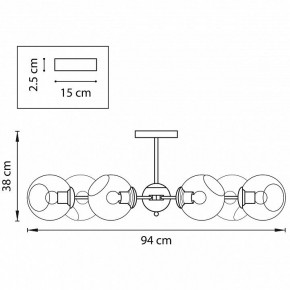 Люстра на штанге Lightstar Beta 785067 в Нефтекамске - neftekamsk.mebel24.online | фото 8
