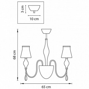Люстра на штанге Lightstar Escica 806050 в Нефтекамске - neftekamsk.mebel24.online | фото 6
