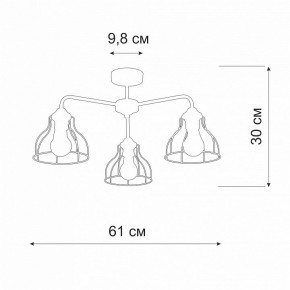 Люстра на штанге Vitaluce V3102 V3102-1/3PL в Нефтекамске - neftekamsk.mebel24.online | фото 2