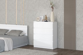 МС "Хилтон" Комод №1 800 (4 ящ.) белый текстурный в Нефтекамске - neftekamsk.mebel24.online | фото