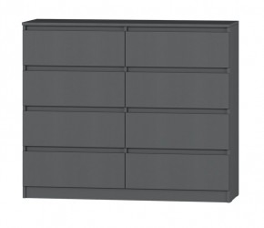 МС "Хилтон" Комод №3 1200 (8 ящ.) графит в Нефтекамске - neftekamsk.mebel24.online | фото 2