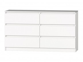 МС "Хилтон" Комод №5 1400 (6 ящ.) белый текстурный в Нефтекамске - neftekamsk.mebel24.online | фото 2