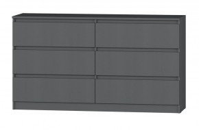 МС "Хилтон" Комод №5 1400 (6 ящ.) графит в Нефтекамске - neftekamsk.mebel24.online | фото