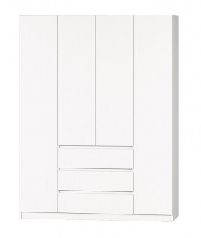 МС "Хилтон" Шкаф №1 1600 (Белый текстурный) в Нефтекамске - neftekamsk.mebel24.online | фото 2