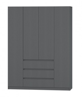 МС "Хилтон" Шкаф №1 1600 (Графит) в Нефтекамске - neftekamsk.mebel24.online | фото