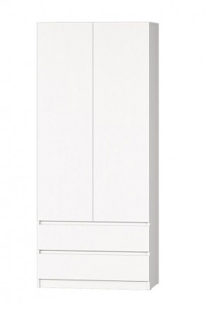 МС "Хилтон" Шкаф №3 900 (Белый текстурный) в Нефтекамске - neftekamsk.mebel24.online | фото 2