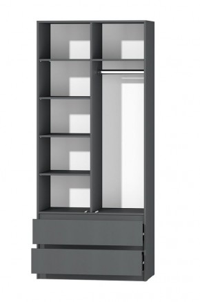 МС "Хилтон" Шкаф №3 900 (Графит) в Нефтекамске - neftekamsk.mebel24.online | фото 3