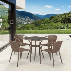 Набор уличный T282BNT/Y137C-W56 Light Brown 4Pcs в Нефтекамске - neftekamsk.mebel24.online | фото 2