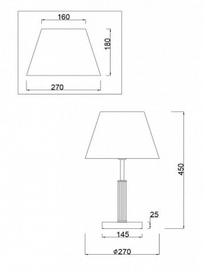 Настольная лампа декоративная Freya Clarissa FR5020TL-01CH в Нефтекамске - neftekamsk.mebel24.online | фото 3