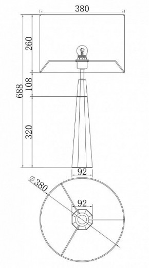 Настольная лампа декоративная Maytoni Bianco Z030TL-01BS2 в Нефтекамске - neftekamsk.mebel24.online | фото 3